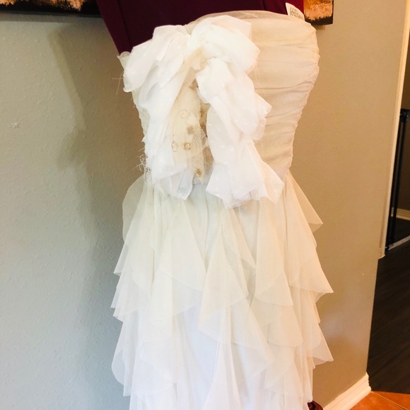 TRUE REBEL EUC Boho Tulle Lace Dress sz 4 SM - Picture 2 of 7